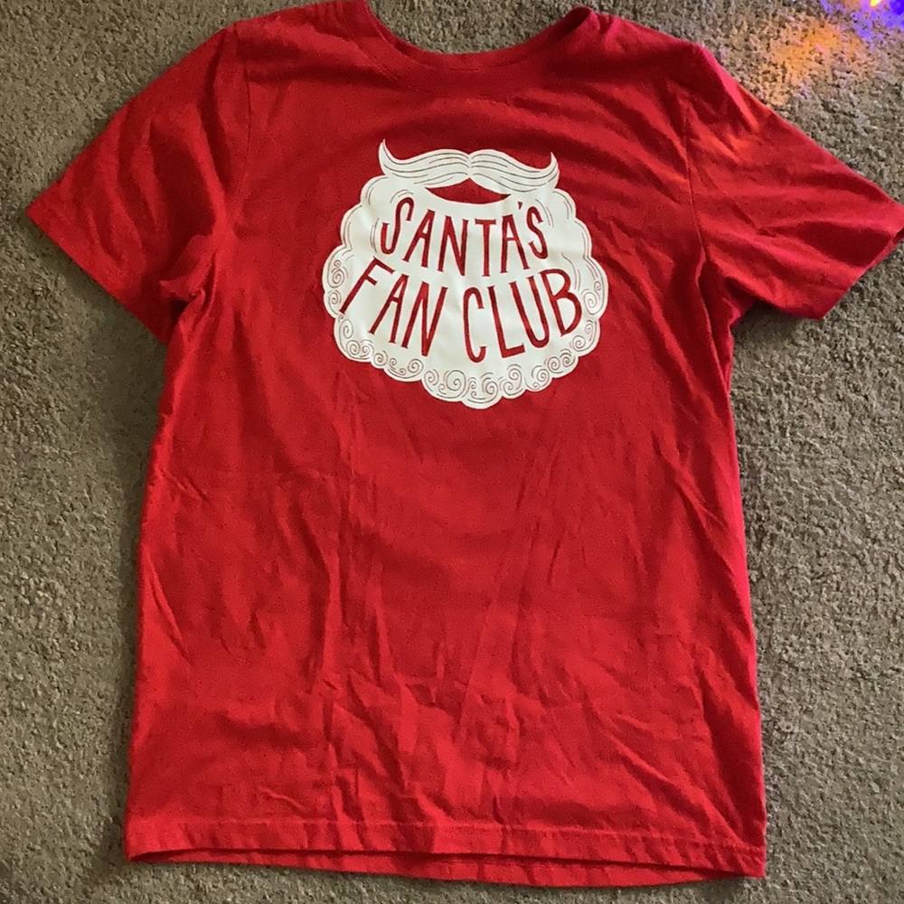 Cat and Jack Santa fan club T-shirt